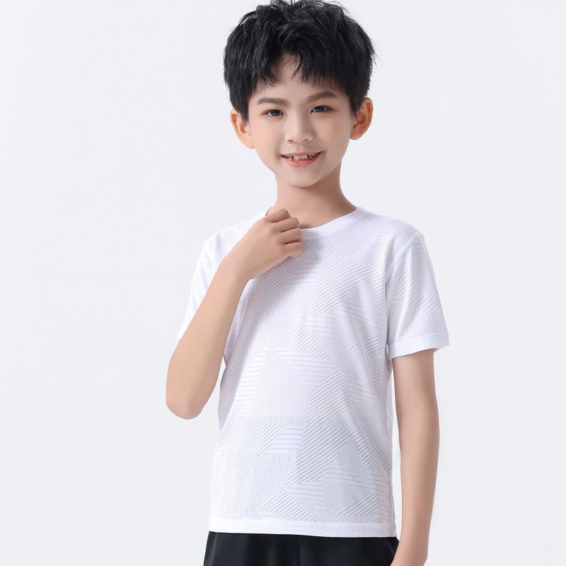Children's Quick-Dry Long Sleeve Sports T-Shirt for Boys & Girls - Perfect for Basketball, Running, & Yoga