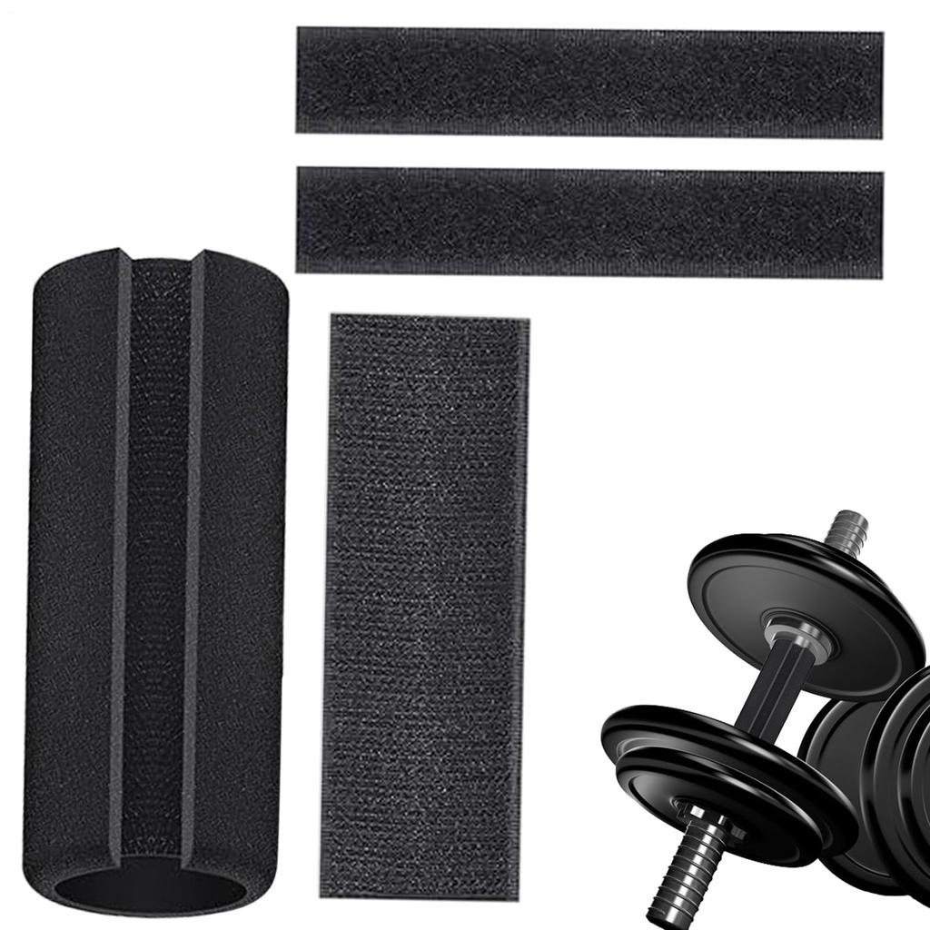 Motorcycle Steering Wheel Cover, Fitness Equipment Handle Grip, Dual Opening Design Buffer Sponge Grip