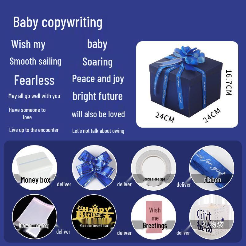 Celebrity Style Surprise Explosion Birthday Gift Box for Kids