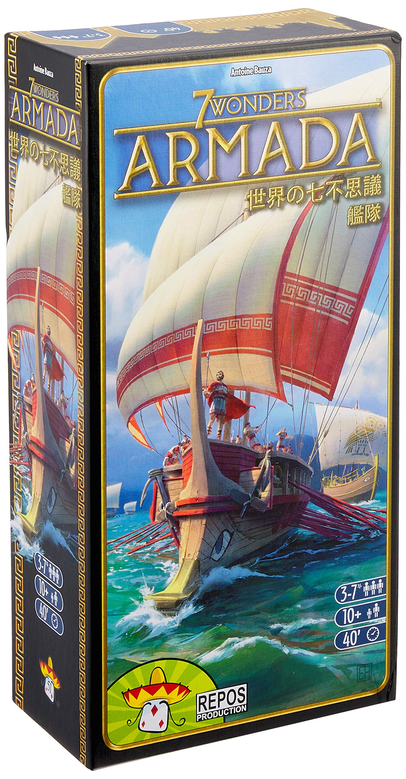

Hobby Japan Seven Wonders of the Fleet Japanese Edition 40 Ages Board Game World (3-7 Players, Minutes, 10+)