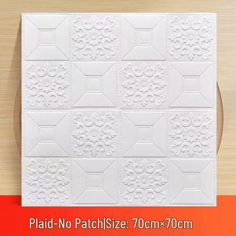 3D Soundproof XPE Foam Wall Sticker: Waterproof, Anti-collision, Soft Self-adhesive for Children's Rooms & Kindergartens