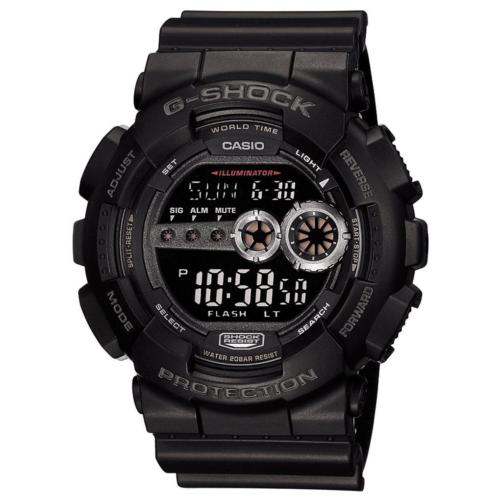 Casio G-Shock Wristwatch GD-100-1BJF Mens Black