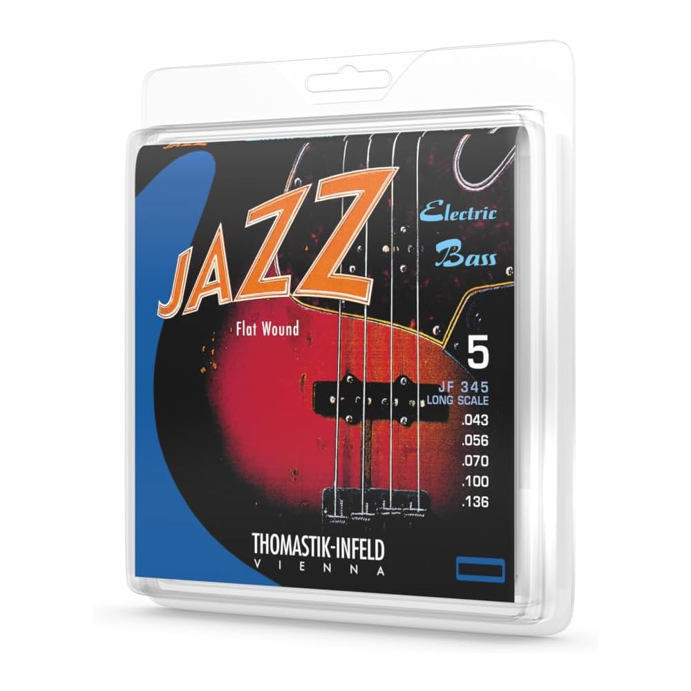 Thomastik-Infeld JF345 Jazz Electric Bass Strings Set 5-String Flat Wound 4.5m