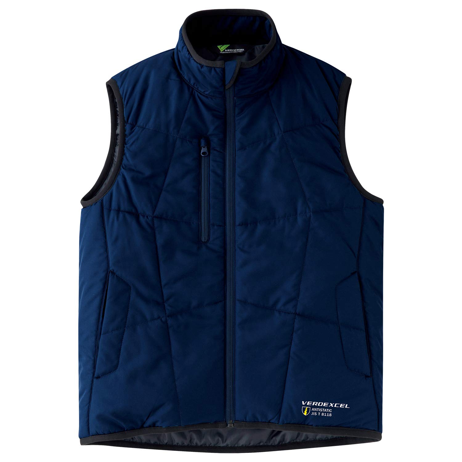 

Verdexel Cold Weather Clothing S [Midori Anzen] Vest, Unisex, Antistatic, Lightweight, VE2027, Top, Navy, Темно-синій