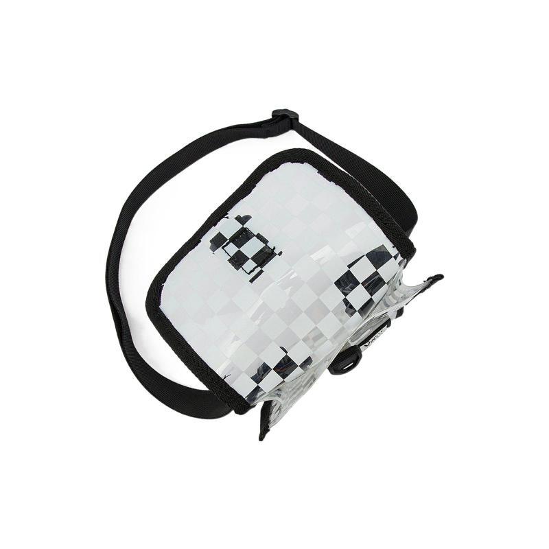 Vans Nylon Fabric Shoulder Bag Crossbody Bag Regular Women's Black/White Vans VN0A7Q2BBLK