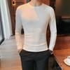 Long sleeves spring autumnew arrivalstripes bottom shirt slim fit t-shirtmen inner wear