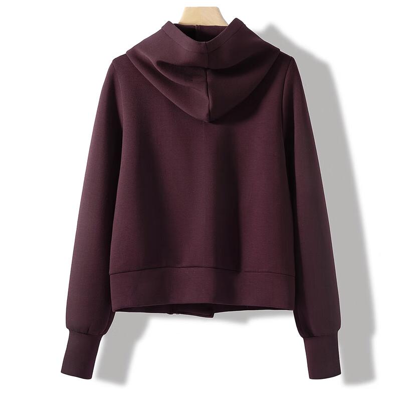 Silkberry Damen Locker Geschnittene Kapuzenjacke