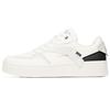 Synthetic Leather Slip Resistant Abrasion Resistant Low Top Skateboard Shoes Men's Ivory White/Black 912028020-1
