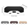Anti-Scratch Car Sunglasses Holder Press Silent Dustproof Car Glasses Box Shockproof Sun Visor Storage Case