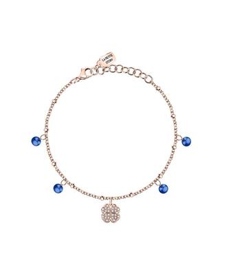 Steel Bracelet With Blue PP Stones LPS05ARR83 For Women