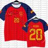 Tricou de Fotbal 2026 Echipa Spaniei Ediție Jucător Yamal, Tricou cu Mânecă Scurtă cu Uscare Rapidă, Tricouri 3D pentru Bărbați, Femei, Familie și Copii