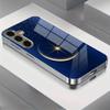 Lunar Eclipse Pattern Glass Phone Case Suitable for Samsung Galaxy S26 S25 S24 S23 S22 S21 S20FE/Ultra/Plus Anti Fall Back Cover