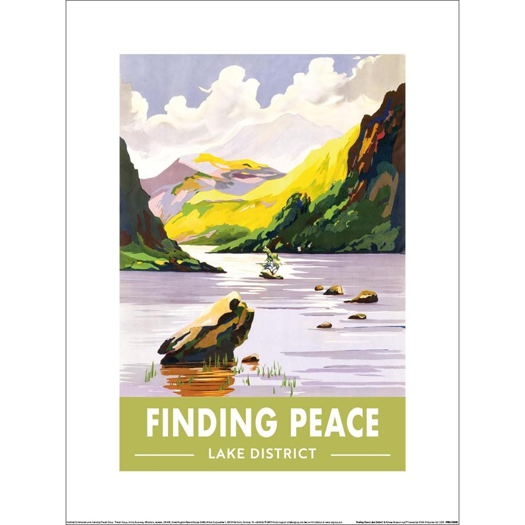 Railway Museum Finding Peace Lake District Print