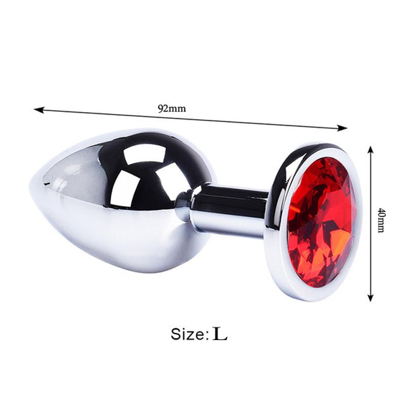 Sex Vibrator Metal Anal Toys For Women Adult Sex Products Men Butt Plug Stainles Steel Anal Plug Sex-toy Anal DildoToys 7