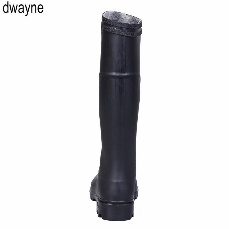 Fashion Rain Boots Men Bot Winter Fishing Boots Work Antiskid Rubber Shoes Warm Galoshes Waterproof Shoes Rain Shoes Snow Boots 2024