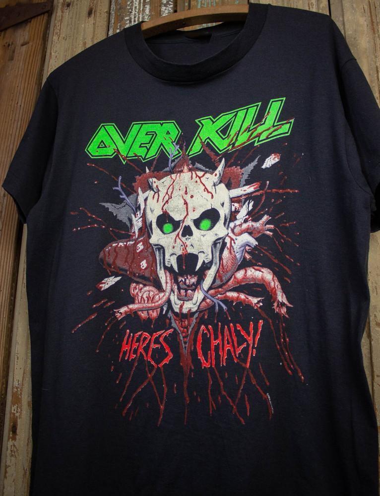 

Overkill Band Gift For Family Black All Size Unisex T-Shirt Unisex T-Shirt - Men s Summer Cotton Graphic Tee 5XL