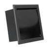 Stainless Steel Recessed Toilet Paper Holder Black Tissue Holder  Bathroom Kitchen Washroom