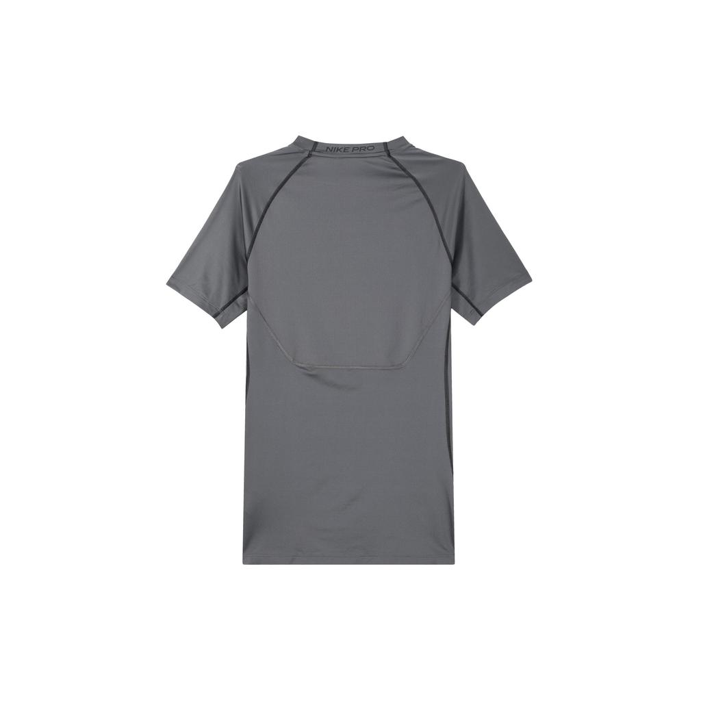 Nike Logo Round Neck Pullover Tight Short Sleeve T-Shirt Men Tops Slate-Grey DD1993-068