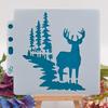 1Pc Spray Painting Template Pre Tracing Ruler Stencils for Painting DIY Wall Window Scrapbooking Book Decor