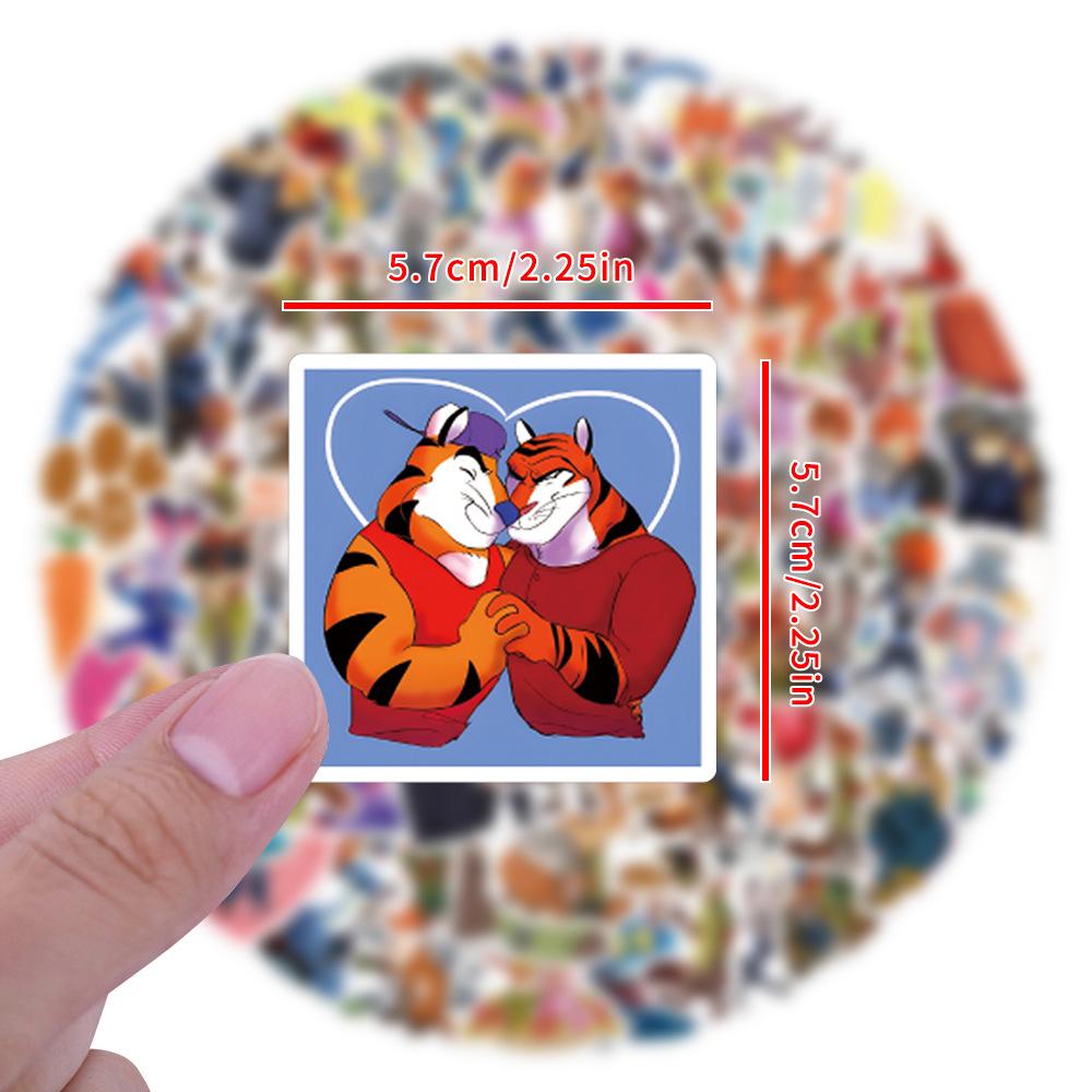 10/30/50/120pcs Zootopia 2 Stickers Cute Anime Decals DIY Motorcycle Luggage Laptop Funny Waterproof Graffiti Sticker Toy
