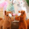 Long Mane Pony Plush Toys Simulation Cartoon Horse Stuffed Toy  Room Decoration