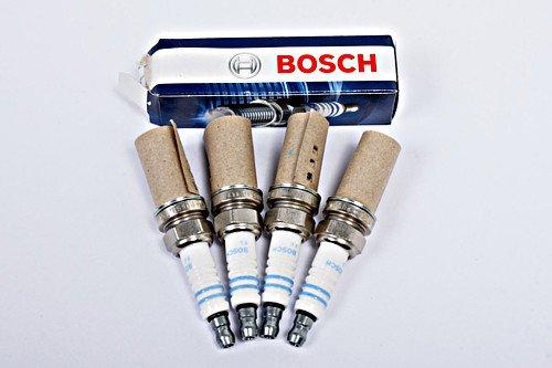FR7DC+ Bosch Spark Plug Set x 4 Fits Alfa Romeo Citroen Chrysler 0.5-6.0L 1980-
