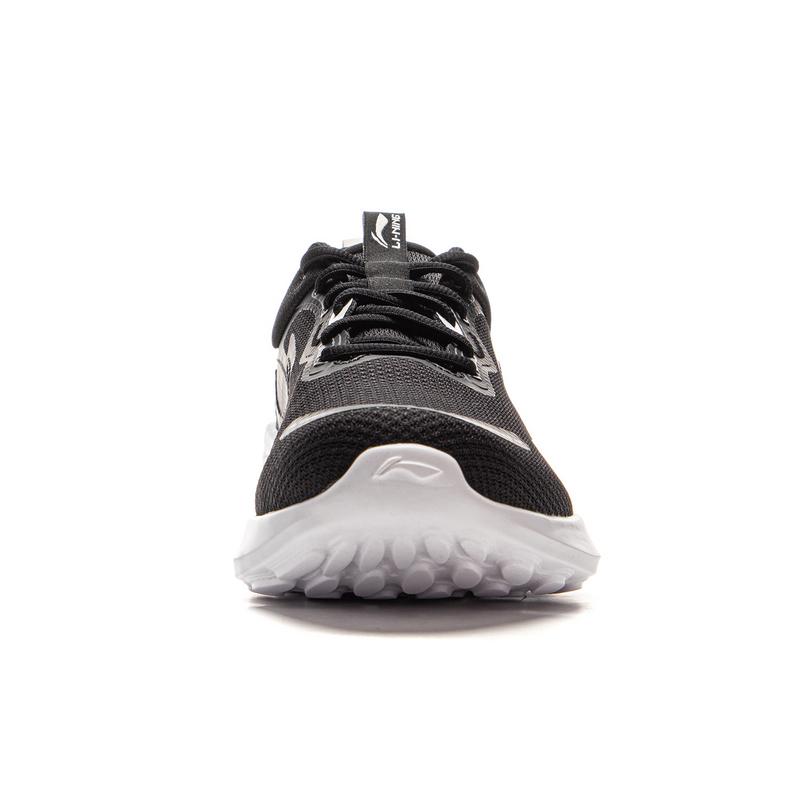 Li-Ning Comfortable Versatile Non-Slip Wear-Resistant Low-Top Casual Running Shoes Men Sneakers Black White ARSV121-4