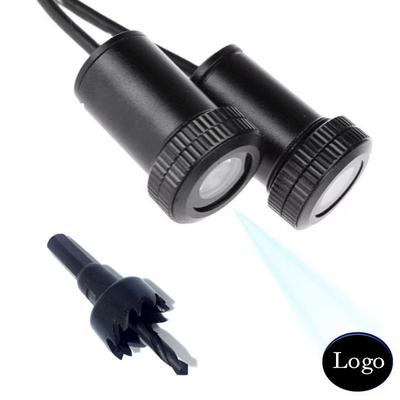 JURUS 2PCs LED-Autotür-Willkommenslicht Laserprojektor Logo mit Hintergrundbeleuchtung für alle Modelle Mit freundlicher Genehmigung von LED Ghost Shadow
