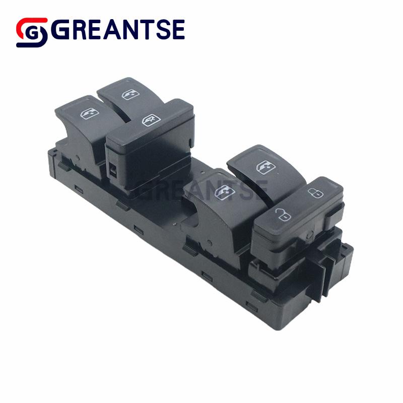 34D959857E Front Left Power Master Window Control Switch Button For VW Jetta 16 Santana 16 Car Accessories