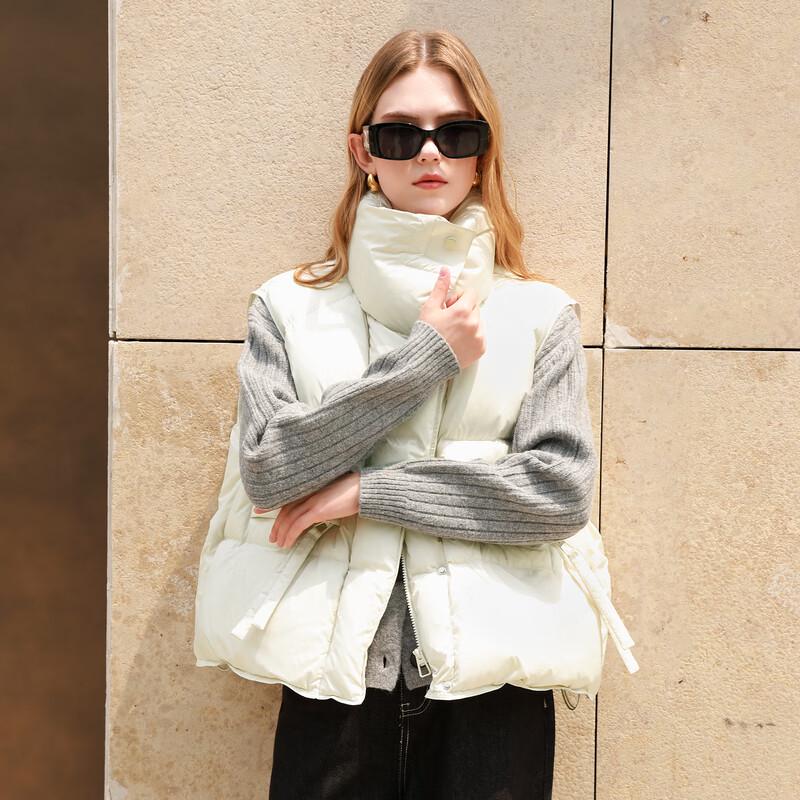 

Sancai Women s Easy Care 90% Duck Down Puffer Vest XL