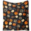 Halloween Pumpkin Plush Blanket Light Soft Bedding Flannel Blanket