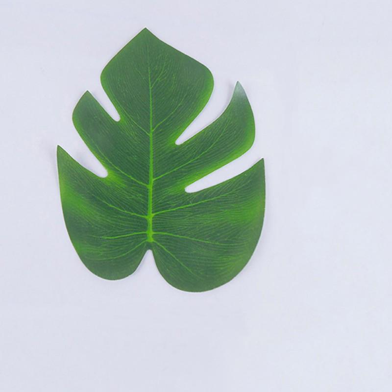 Turtle Leaf Artificial Leaves Decoration Indoor And Outdoor Ball Party Decorations Green Large Leaves
