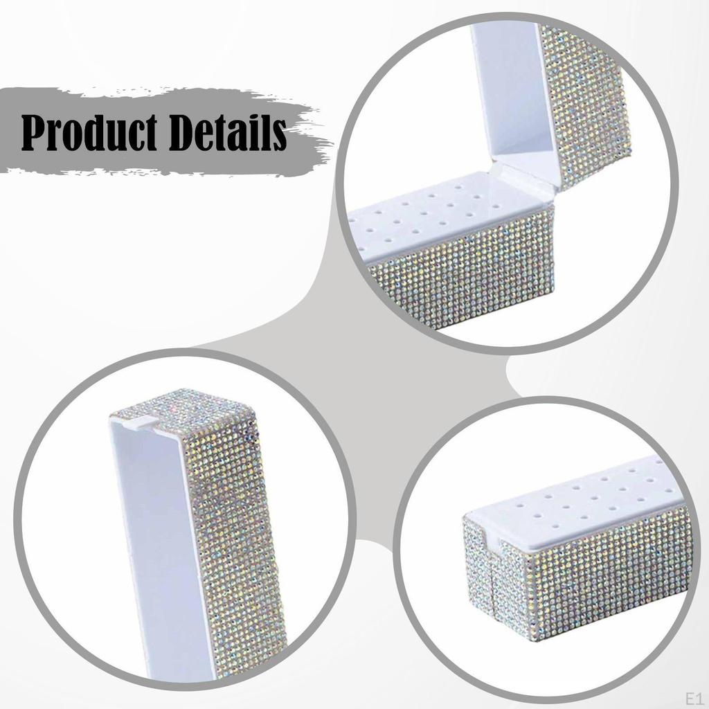 Halter Display Organizer Etui, 30 Löcher Strass, Leichtgewicht, Aufbewahrungsbox