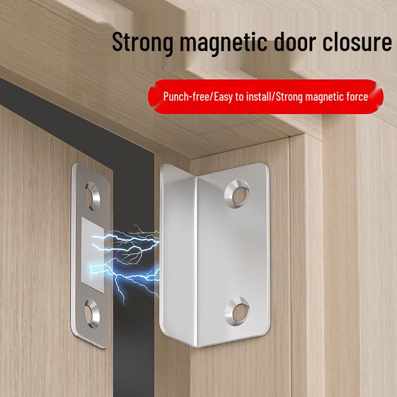 Ultradünner magnetischer Türstopper & Griff für Schiebeschränke und Kleiderschränke