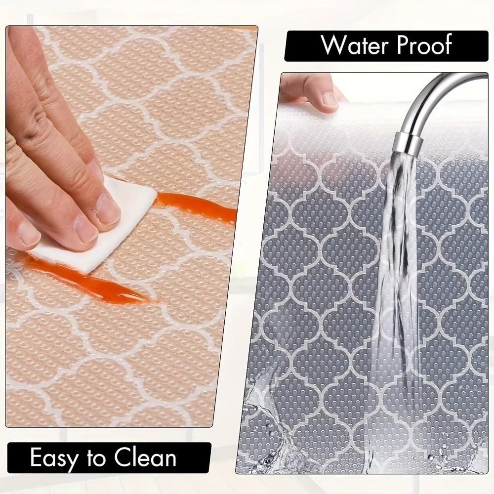 Non-Adhesive Drawer Liners Reusable Placemats New Fridge Pad