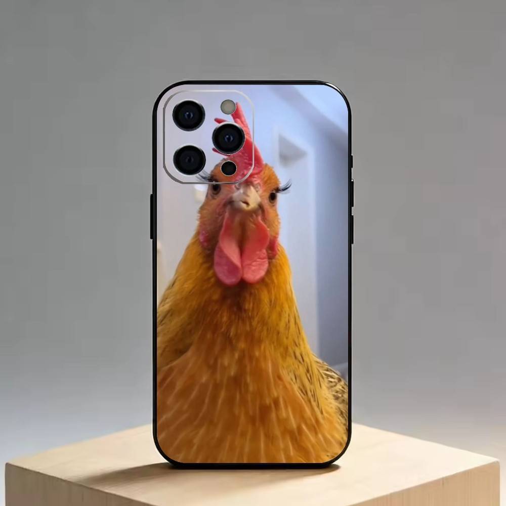 

Chicken222 Чохол для телефону силіконовий м який для IPhone 17 16 15 14 13 12 11 X XR Plus Pro Max Plus iPhone16se4