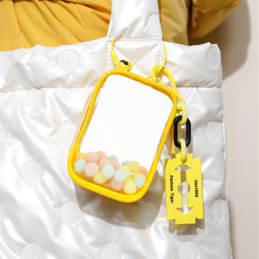 Multicolor Mystery Box Doll Display Box Transparent Keychain Bag Clear Outdoor Bag  Wallet
