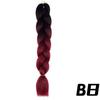 MISS WIG Synthetic Long Braid Ponytail Extension Straight Sleek Wrap Around Colorful Braid Hair Extensions Ponytail Natural Soft For Women Wear