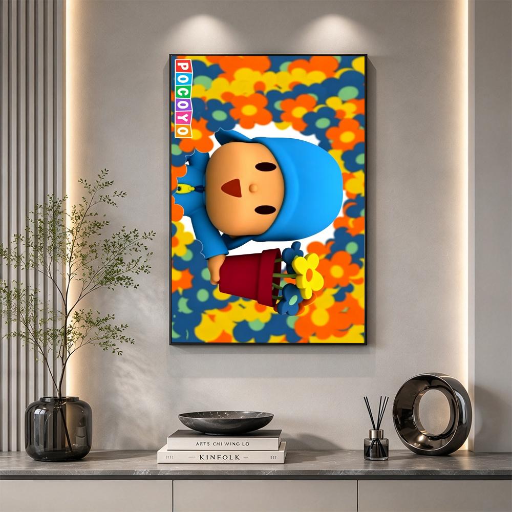 Pocoyo 5D Diamond Painting Round Diamond Rhinestones Mosaic Diamond Embroidery Wall Paintings Rhinestones Gift Frameless