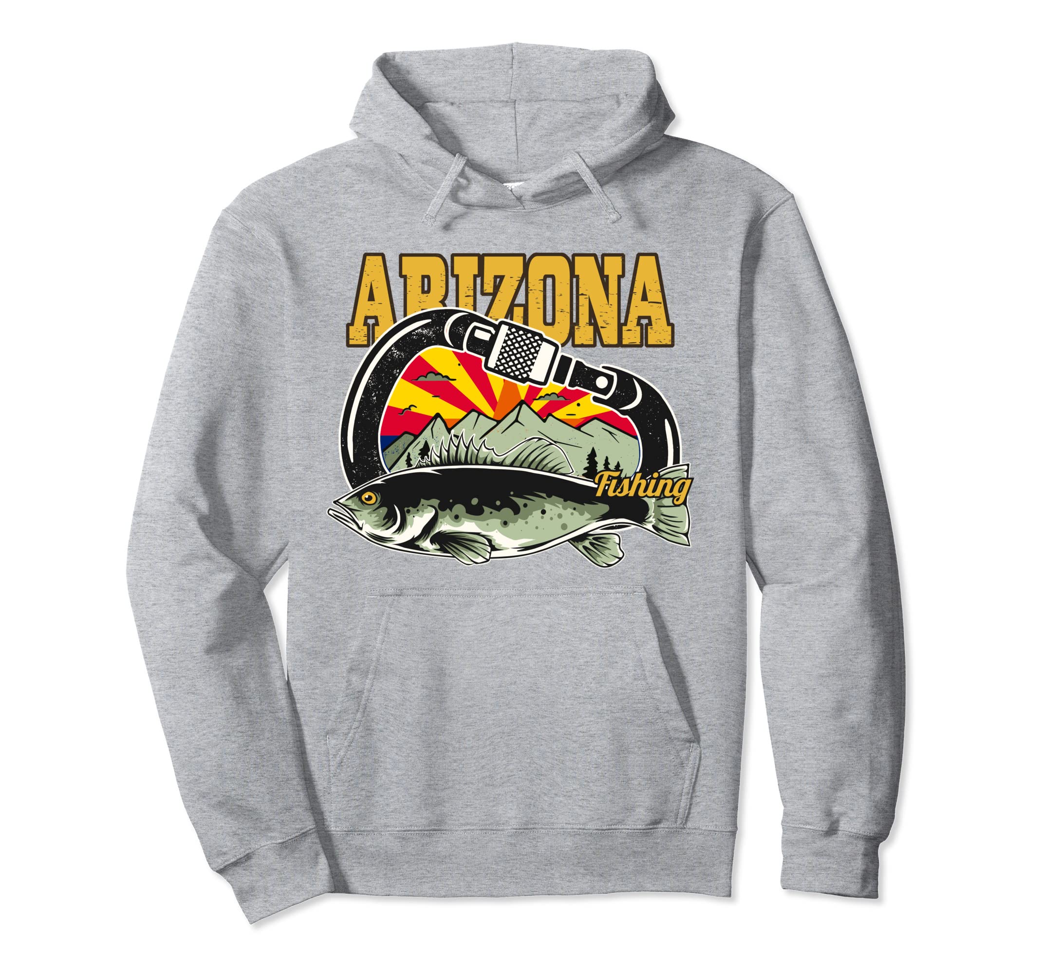 Retro Carabiner Arizona Fishing Hoodie