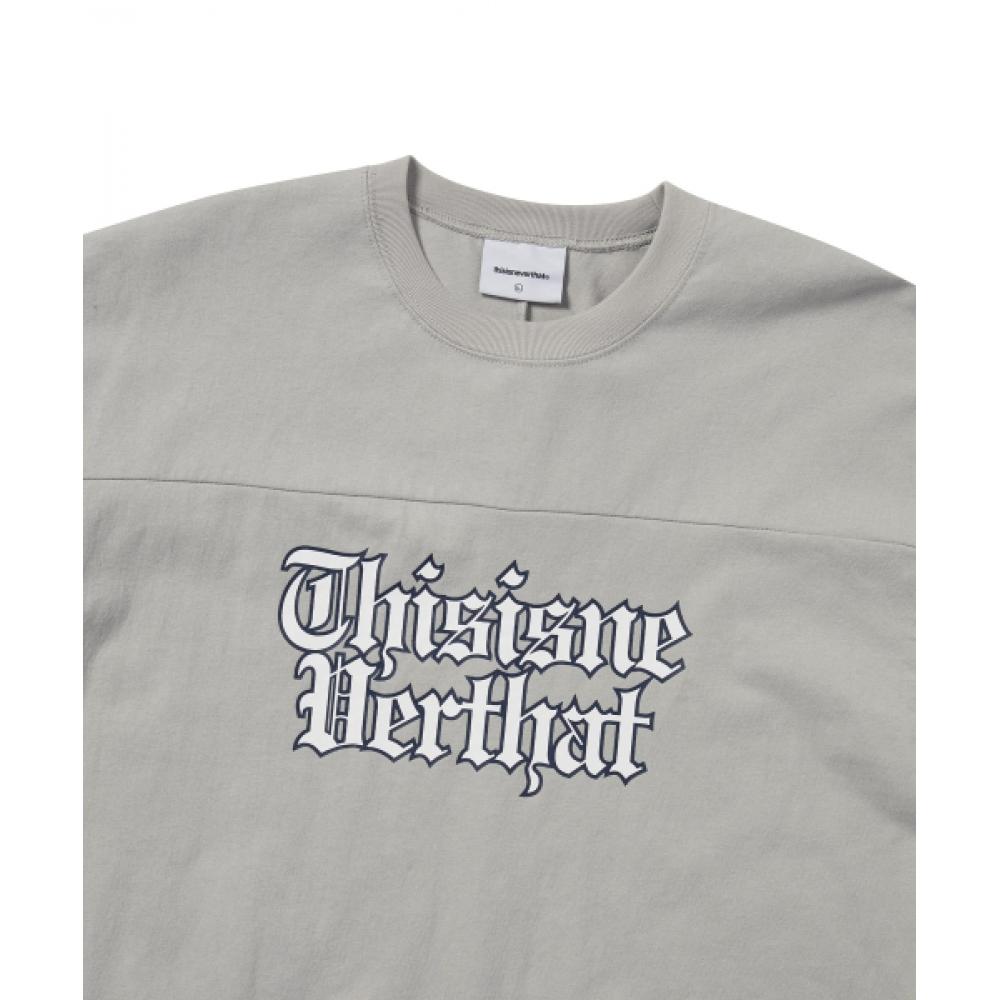 Thisisneverthat Football Tee Grey