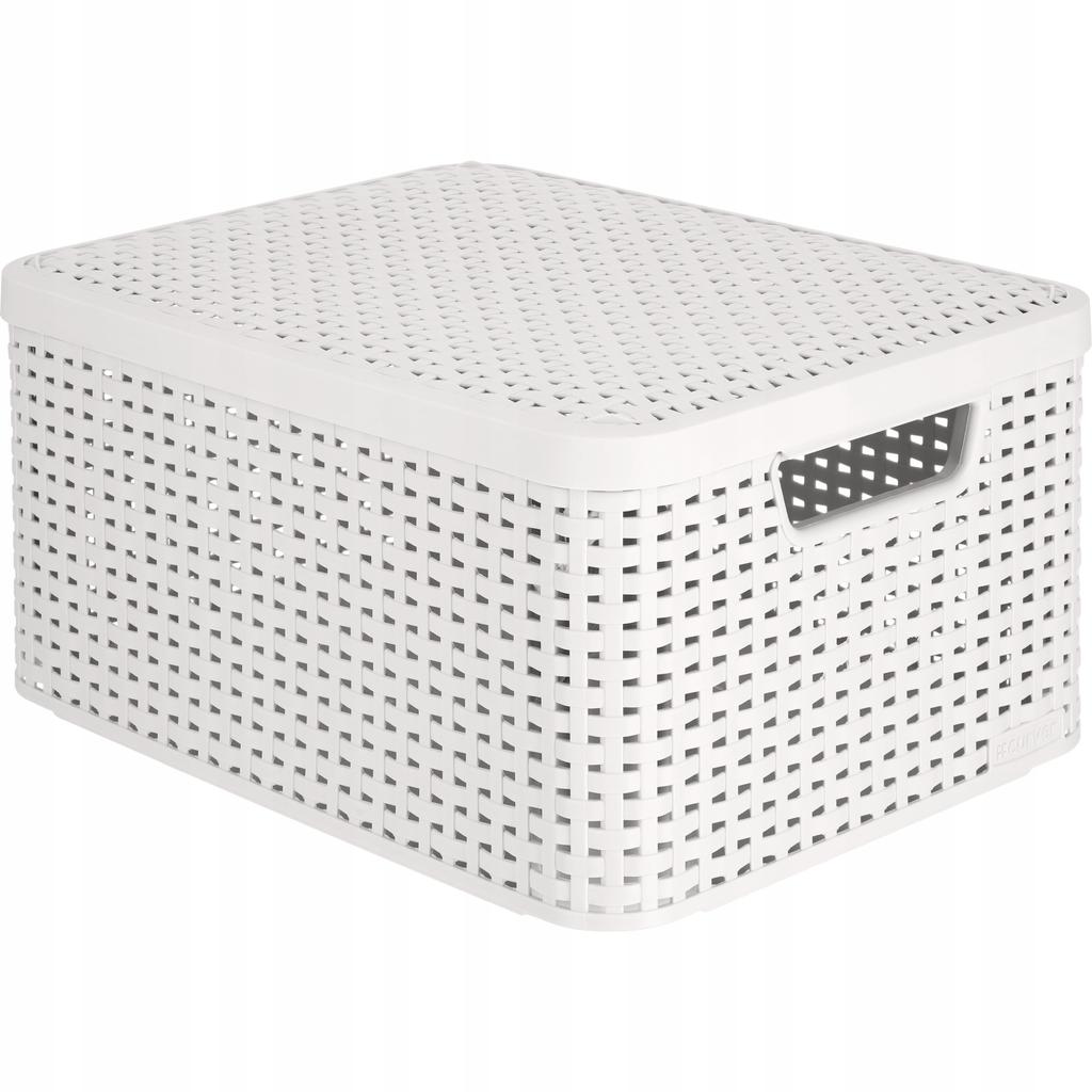 CURVER Basket Container Organizer With Lid