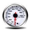 52mm Oil Pressure Gauge Boost Tachometer Voltmeter Air-Fuel Ratio Water Temp Oil Temp EGT Gauge Change 7 Colors Fit for 12V Car