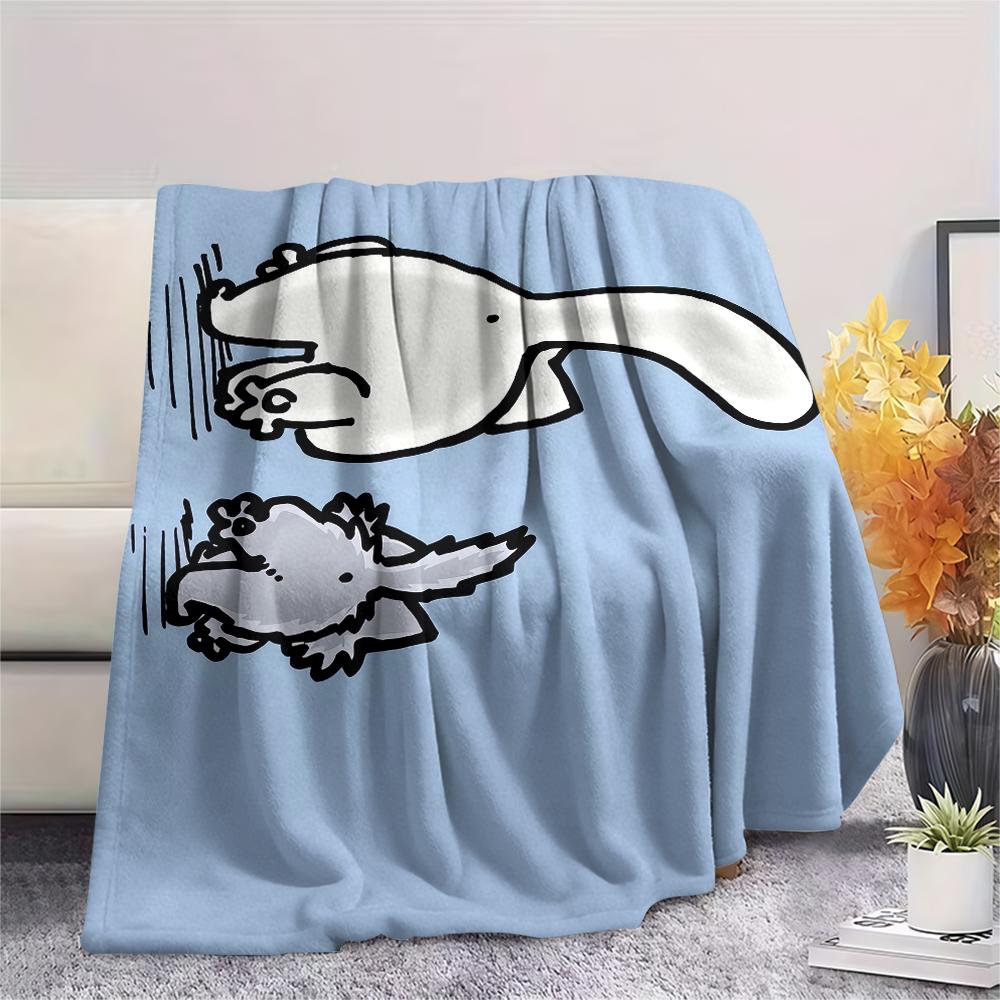 1 Pezzo Coperta in Flanella con Stampa Simon's Cat, Alta qualità Confortevole per Tutte le Stagioni, Decorazione per la Casa, Calore e Comfort, Perfetta per Regali di Natale