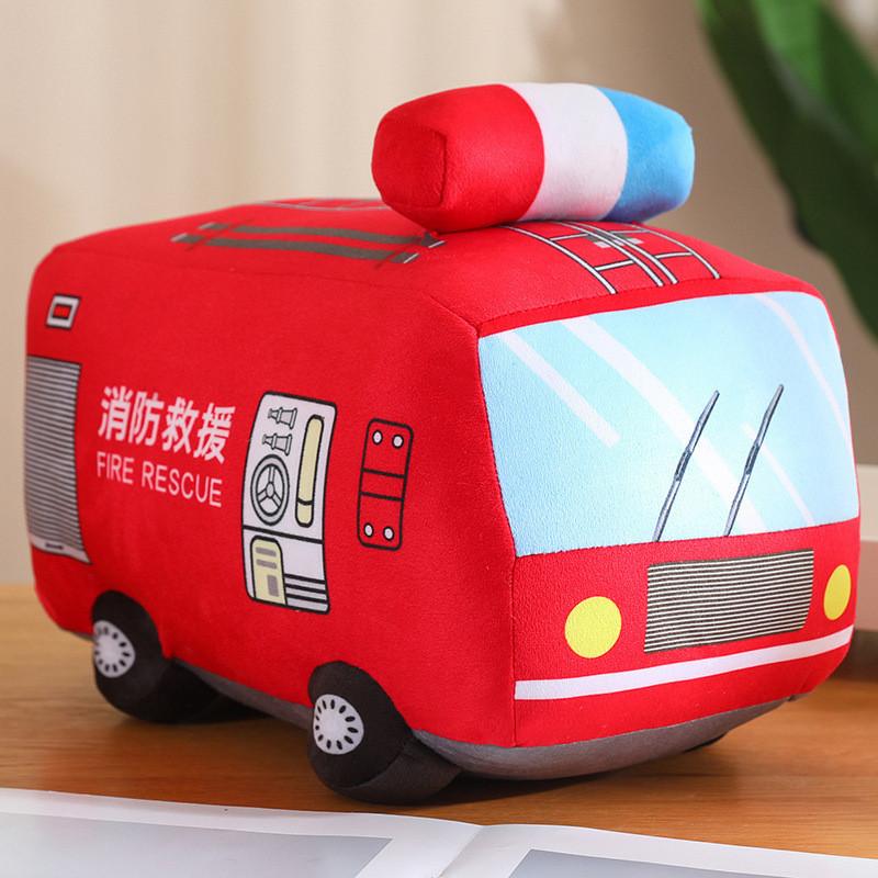 Fire Fire Truck Extinguisher Plush Toy Cute Firefighter Doll Kids Birthday Gift
