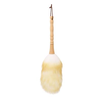Cleaning Brush Duster Multifunctional Wooden Handle Lambswool Duster for Blinds Table Piano Long
