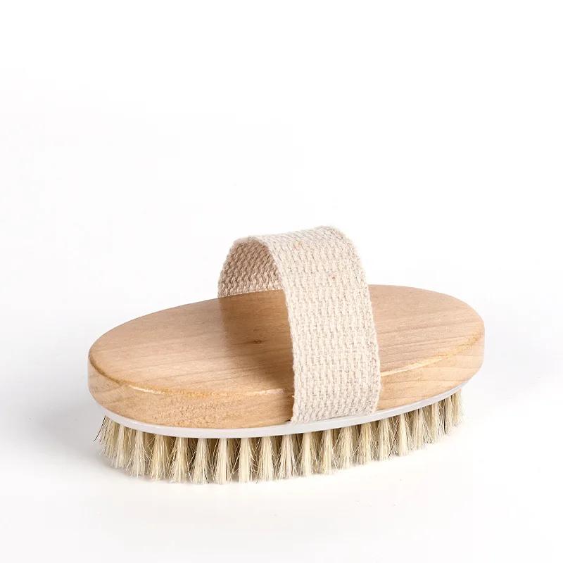 

1Pcs Lotus bristle bath brush skin care does not hurt the skin clean the skin bath rubbing tool back massage bath brush