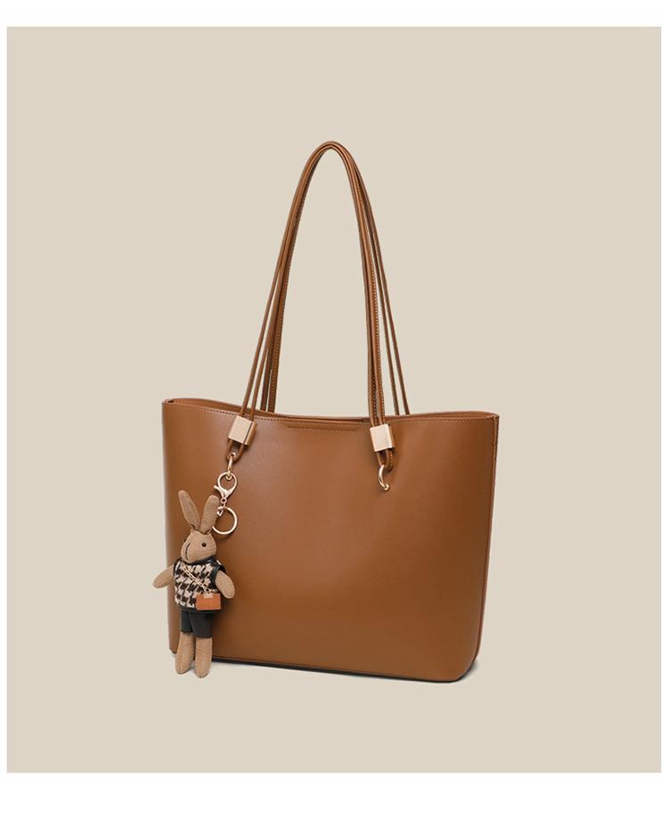 Bag, Women's Bag, Large Capacity Tote Bag, Versatile Commuting Bag, High-end Feeling, College Student Class Shoulder Bag