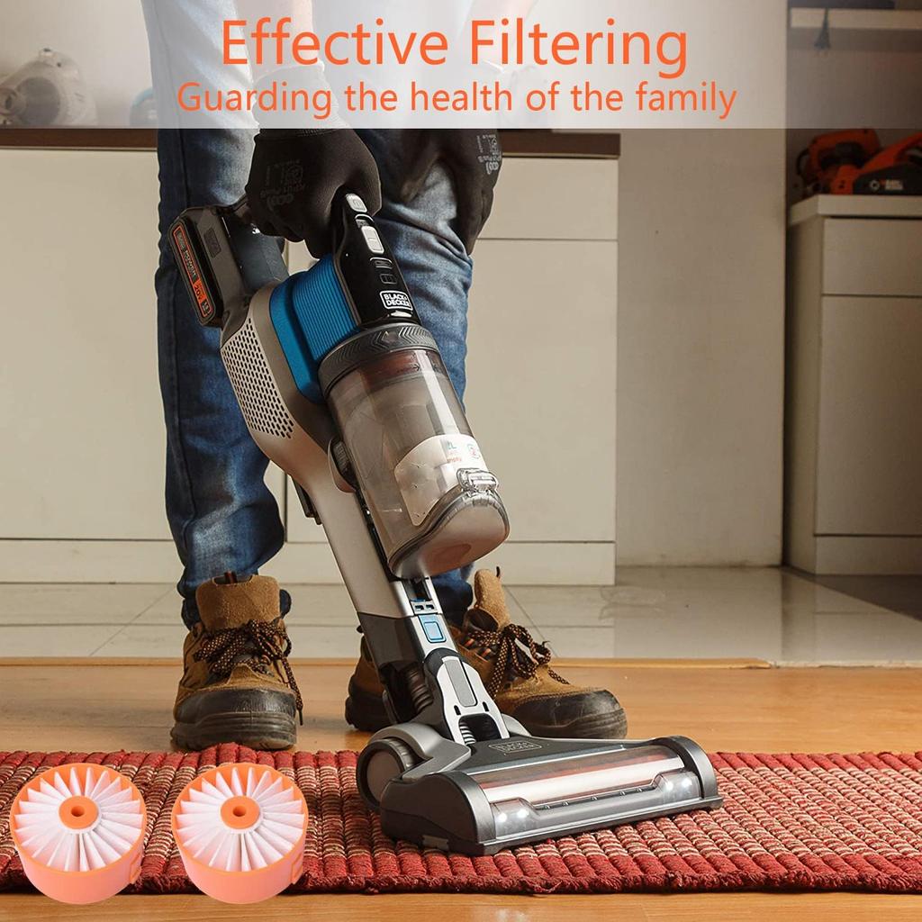 BSV Vacuum Filter Replacement for Black and Decker BSVF1 BSV2020 BSV2020G and BSV2020P Powerseries Extreme Cordless Stick Vacuum Cleaner, Also