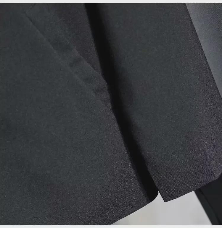 British-Style Non-Iron Men's Casual Solid Color Blazer